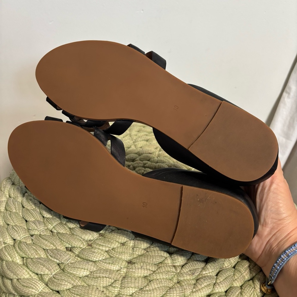 Madewell Black and Tan Sandals - Picture 9 of 10